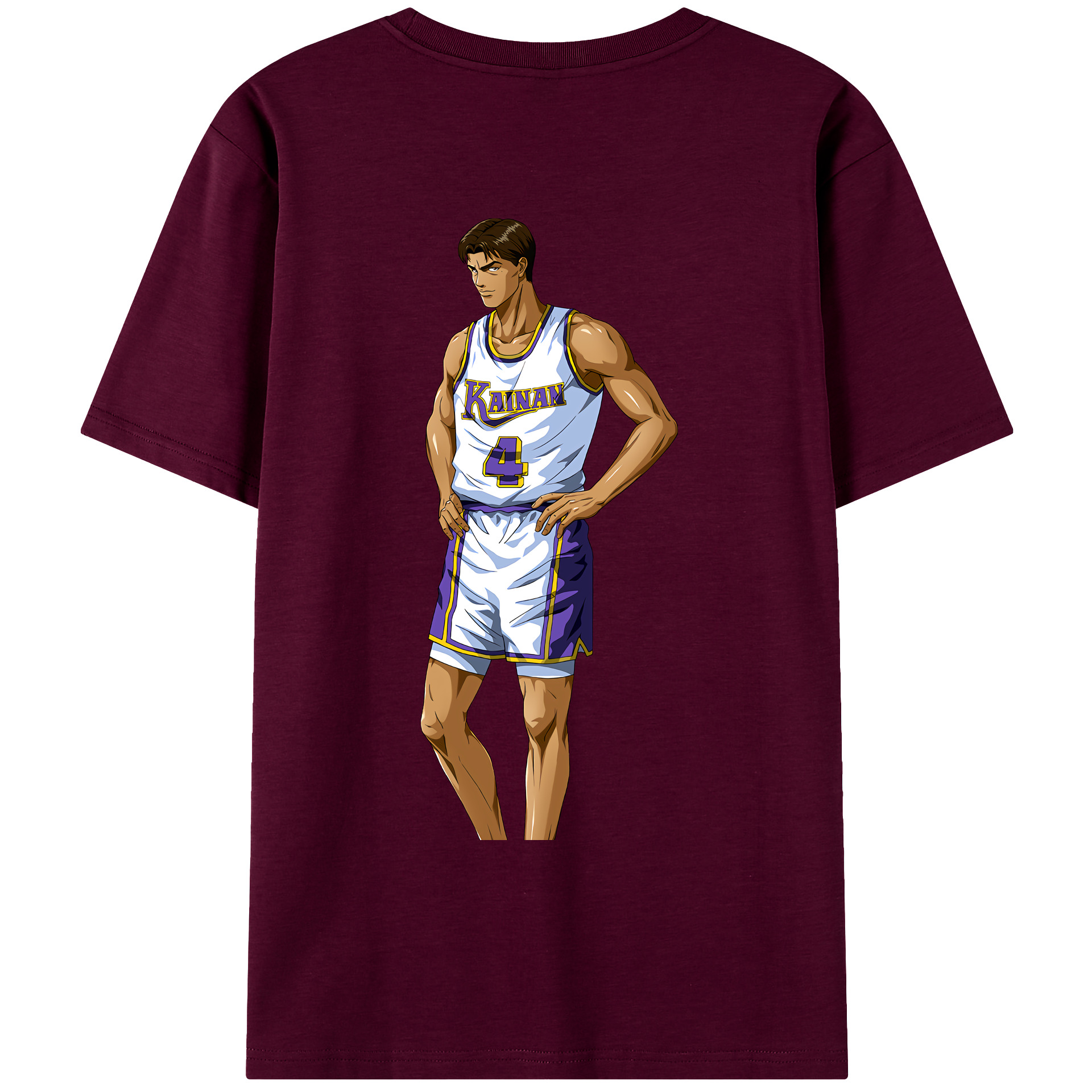 SLAM DUNK／スラムダンク レディース半袖Tシャツ(バックプリント)